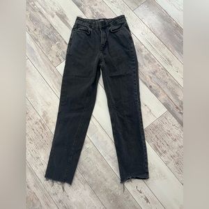BDG size 24 mom high-rise black jeans